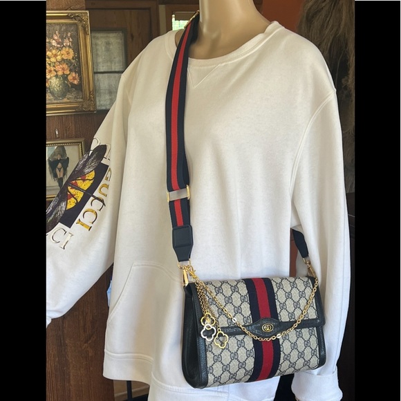 🚫SOLD on ♏️🚫STUNNING GUCCI SUPREME🔥💙 SUPER SHARP ATTRACTIVE SEXY ELEGANT EUC - Picture 9 of 16